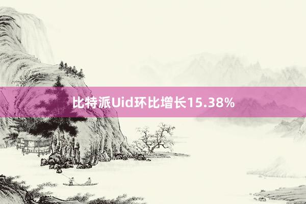 比特派Uid环比增长15.38%